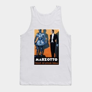 MARZOTTO The Premium Italian Fabric c1933 Vintage Textile and Fashion Advertisement Tank Top